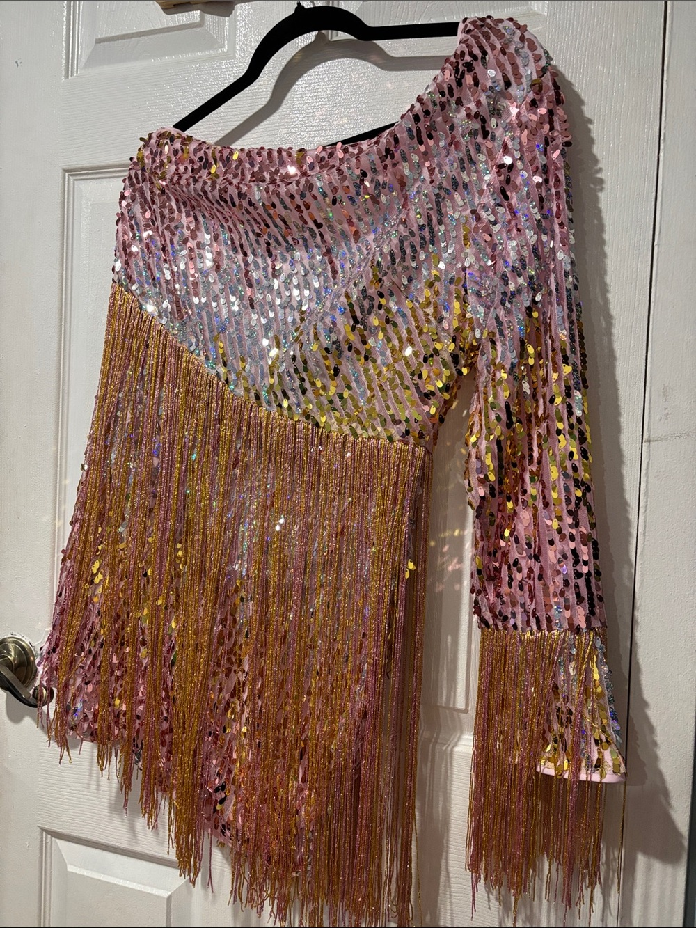 NWT Fringe multicolor party dress - Picture 6 of 8